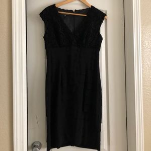 Black cocktail dress